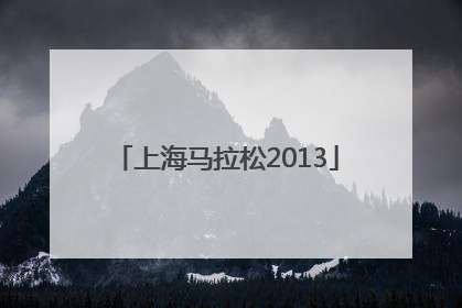 「上海马拉松2013」上海马拉松报名入口2022