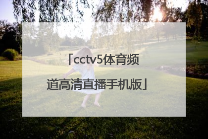 「cctv5体育频道高清直播手机版」cctv5体育频道高清直播官网